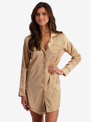 Pyjama Dress Deluxe Gold Brown